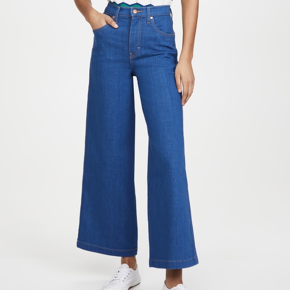 New Wrangler Wide Leg Jeans Low Dip 